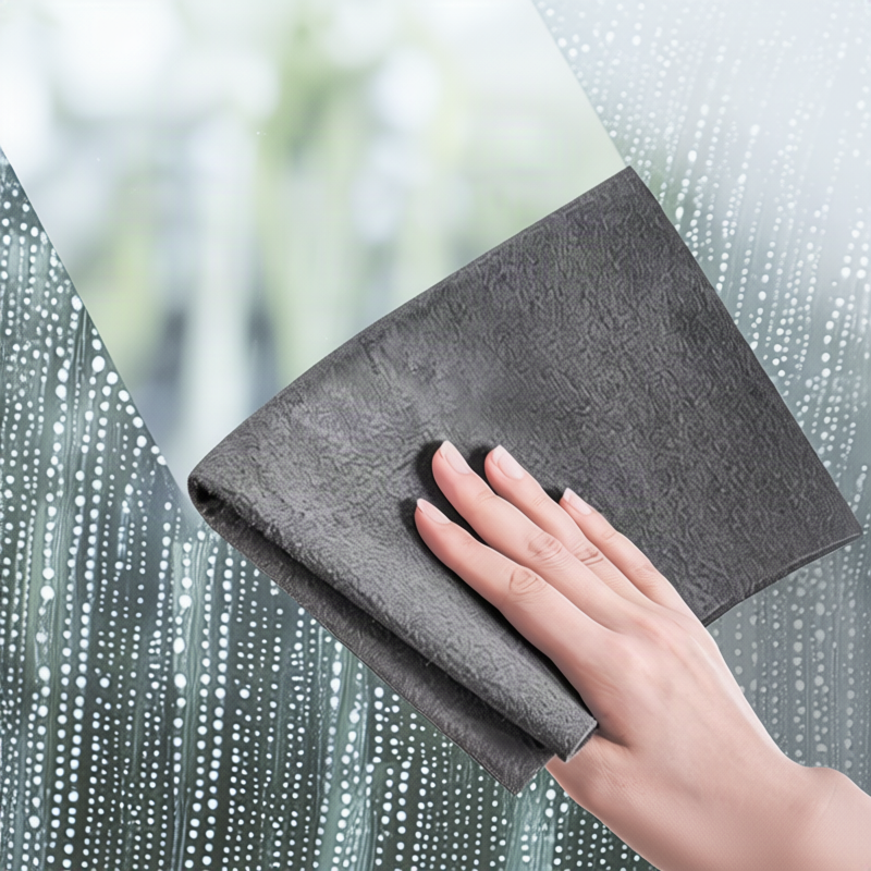 Fleece cleaning cloth, absorbent