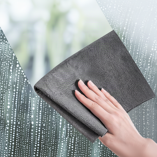 Fleece cleaning cloth, absorbent