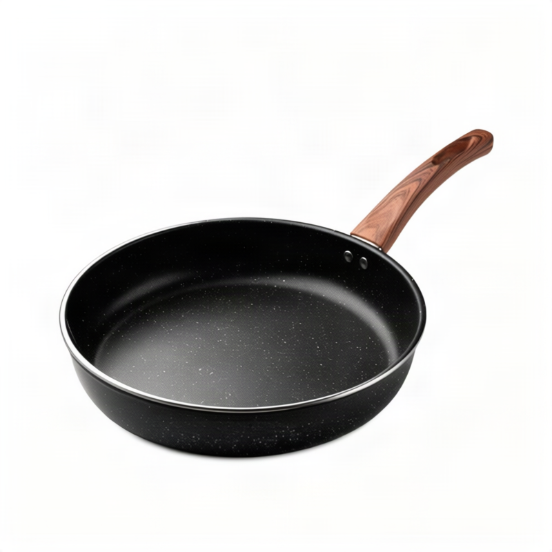 Cast iron frying pan, flat bottom