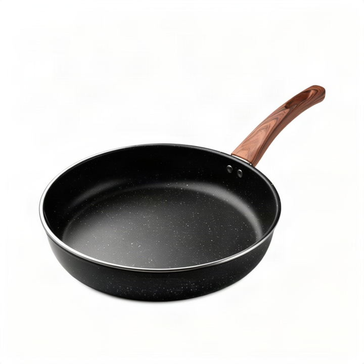Cast iron frying pan, flat bottom