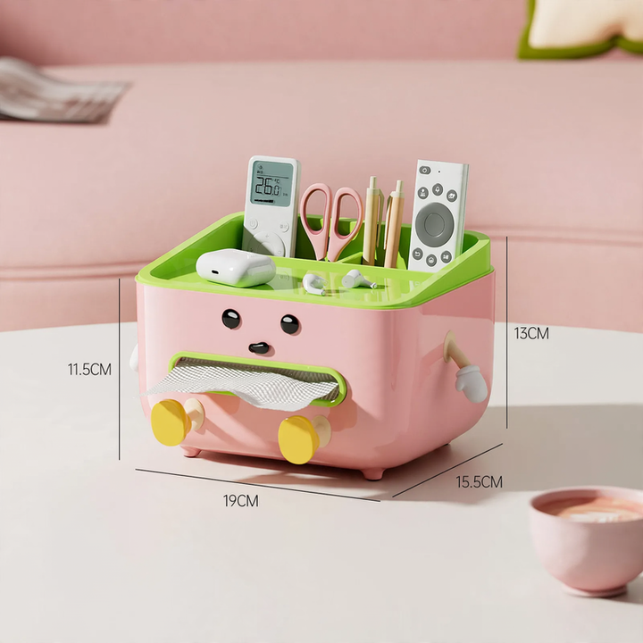 Table Tissue Box, Plastic, Modern Design