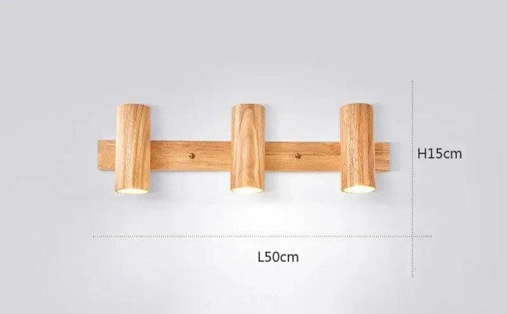 Modern Wall Lamp made of Walnut Wood - Scandinavian LED Wall Lamp for Living Room & Dining Room | Bowlift