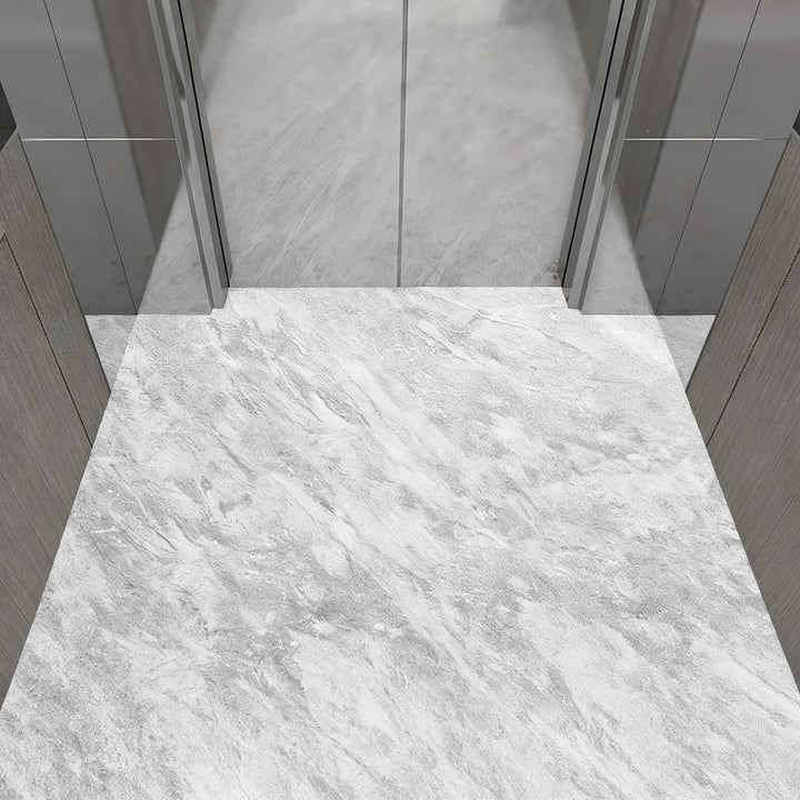 Self-adhesive PVC flooring with tile appearance