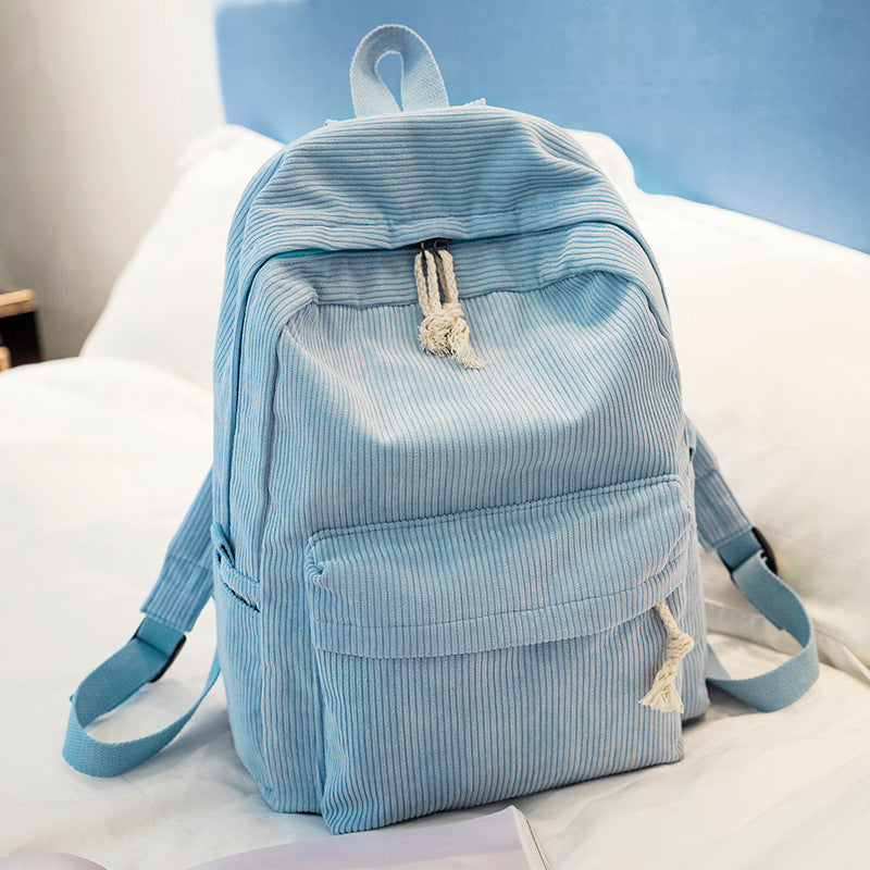 Cord backpack, 20–35 L, large capacity