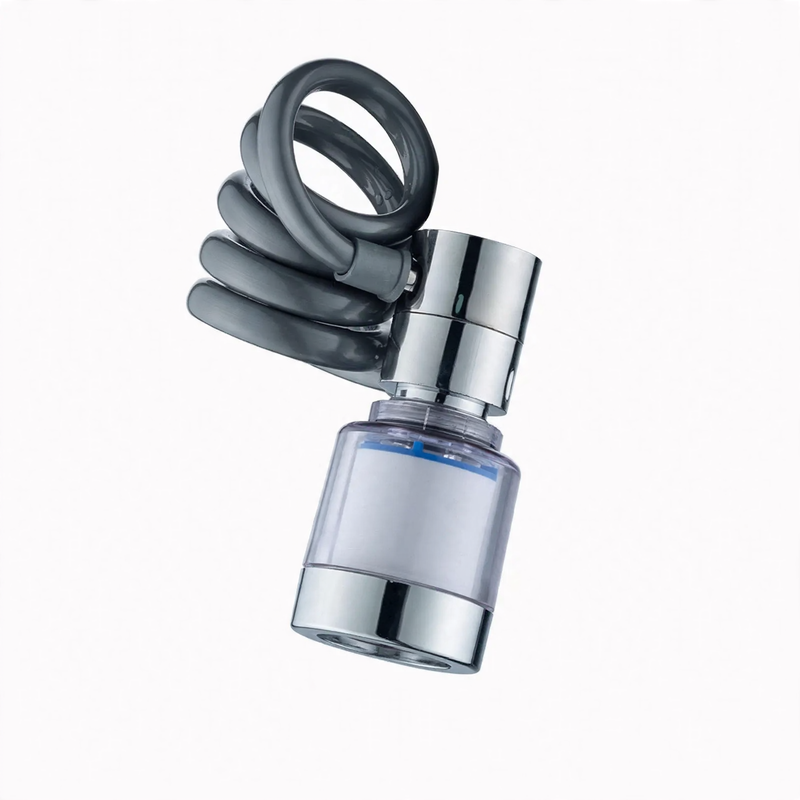 kitchen faucet attachment, extendable, with splash guard