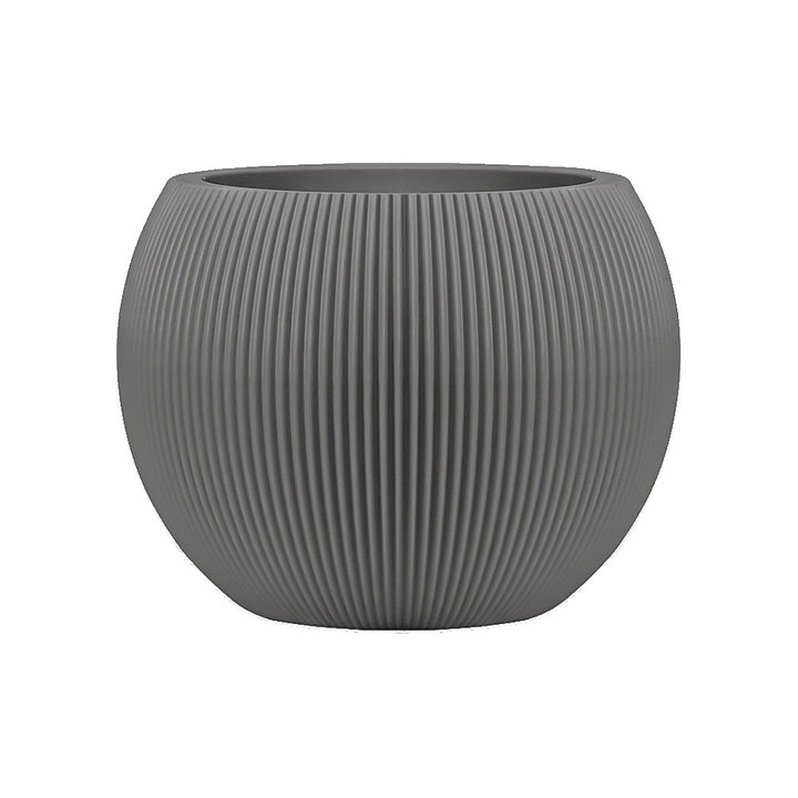 Ceramic flower vase, country house style, woven texture