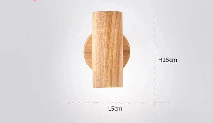 Modern Wall Lamp made of Walnut Wood - Scandinavian LED Wall Lamp for Living Room & Dining Room | Bowlift