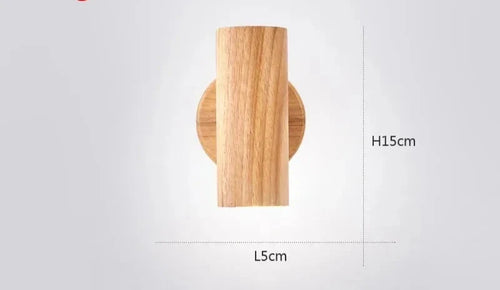 Modern Wall Lamp made of Walnut Wood - Scandinavian LED Wall Lamp for Living Room & Dining Room | Bowlift