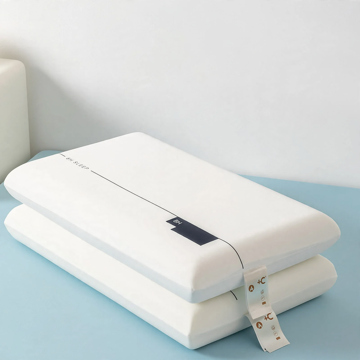 Ergonomic pillow with memory foam