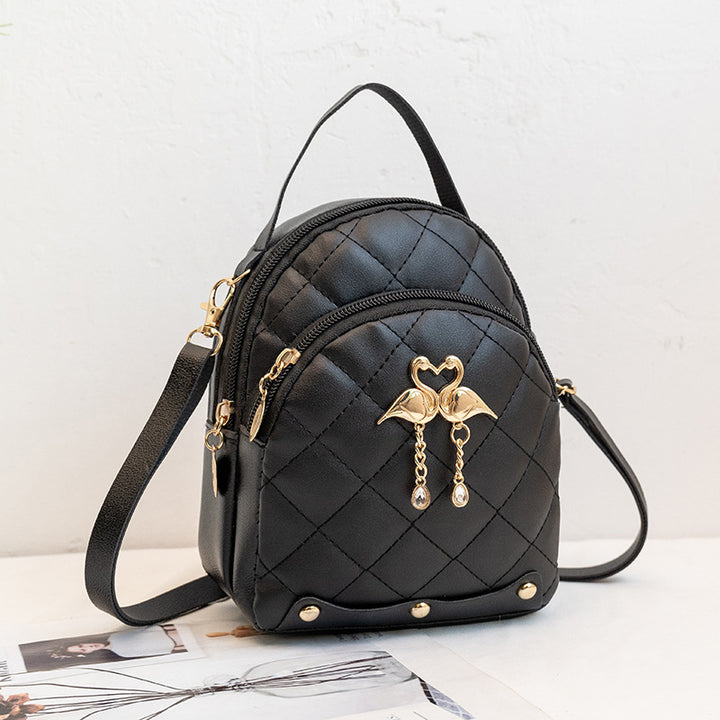 PU Backpack with Embroidery