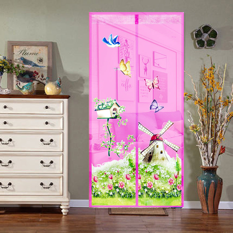 Magnetic Insect Screen Door Curtain