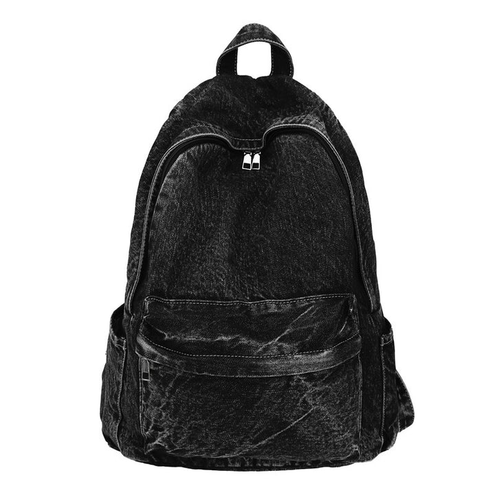 Denim fabric backpack, lightweight and versatile