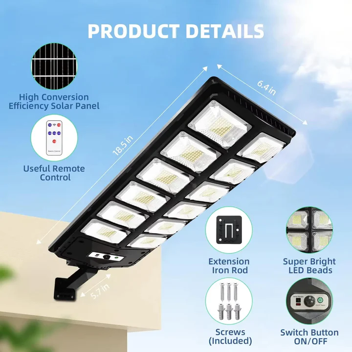 BowLift | Outdoor Solar-Powered Street Light