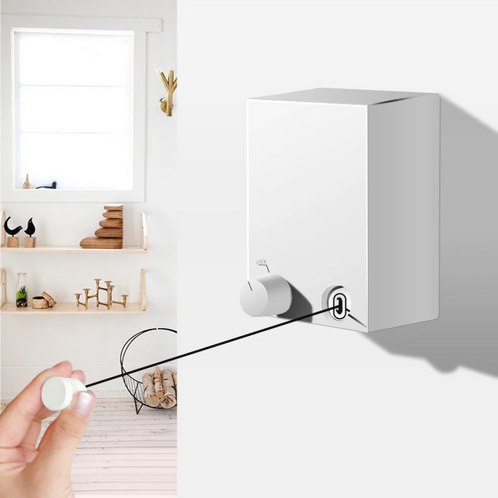 Retractable clothesline for indoor/outdoor | Bowlift