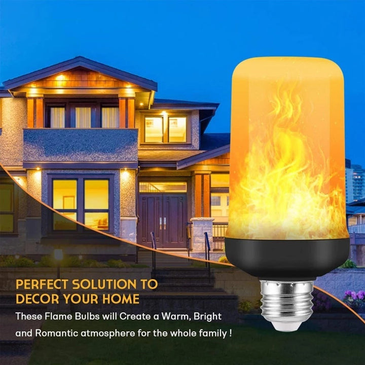 LED FLAME LIGHT PARTY LAMP - 4 MODES FIRE SIMULATION | Bowlift