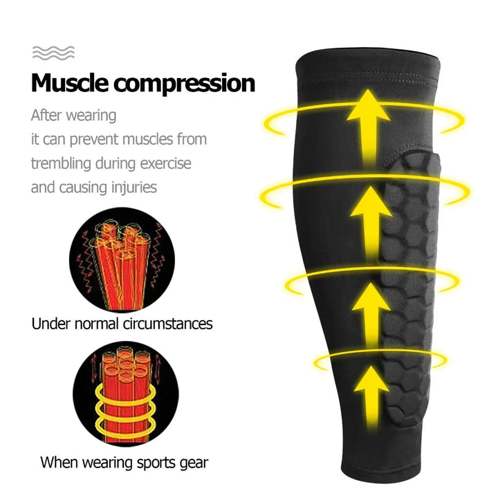 BowLift | Shin Guards FlexGuard Pro | Impact-absorbing Honeycomb Design | Breathable & Ultralight