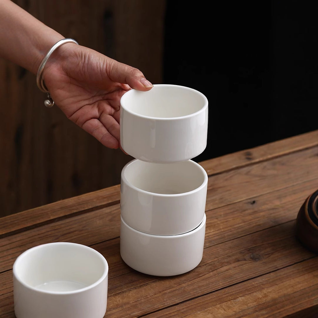 Ceramic bowl 20 cm, white