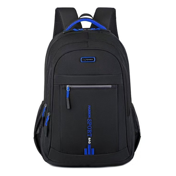 Nylon backpack with anti-theft protection, large capacity