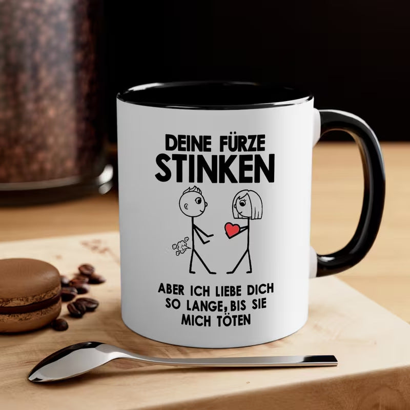 Ceramic mug with design, 301–400 ml