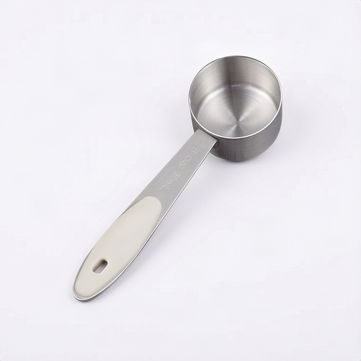 Stainless steel measuring spoon and cup set, 6-piece