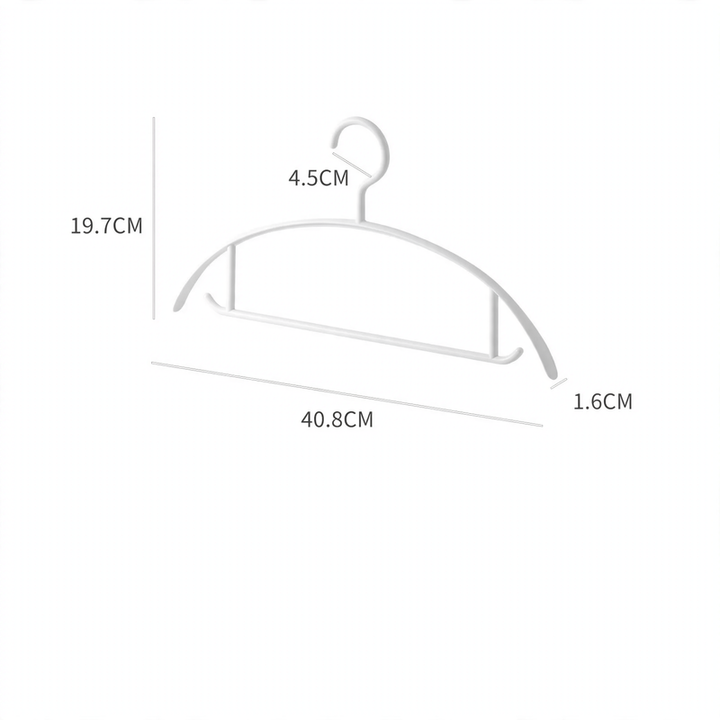 Plastic Clothes Hanger FAY, non-slip