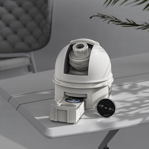 Starry sky projection lamp with voice guidance