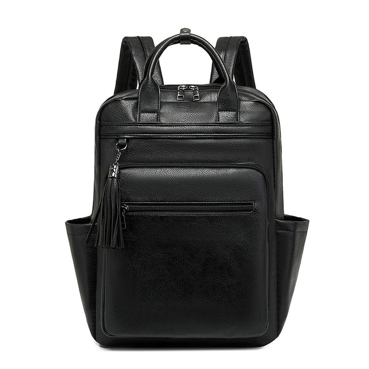 Women's backpack made of PU, large capacity
