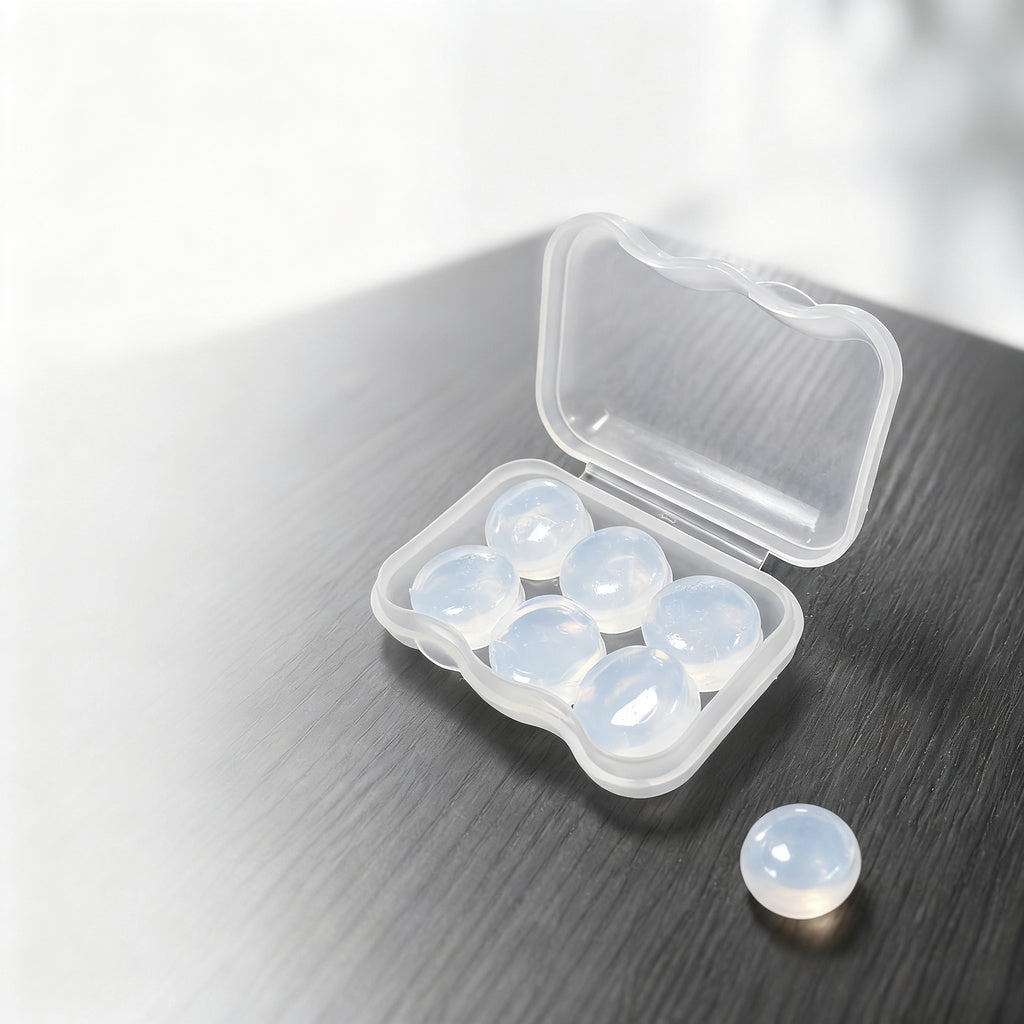 Silicone earplugs for sleeping and noise reduction