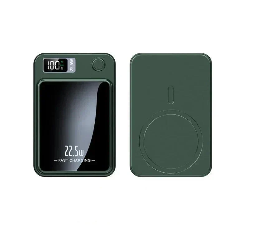 BowLift | Magnetic Mini Power Bank 5000mAh Wireless Backup Charger