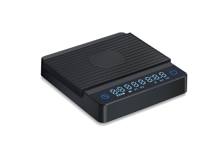 Electronic espresso scale with timer
