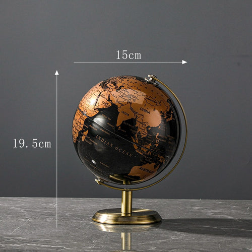 Globus decorative figure, transparent, modern design