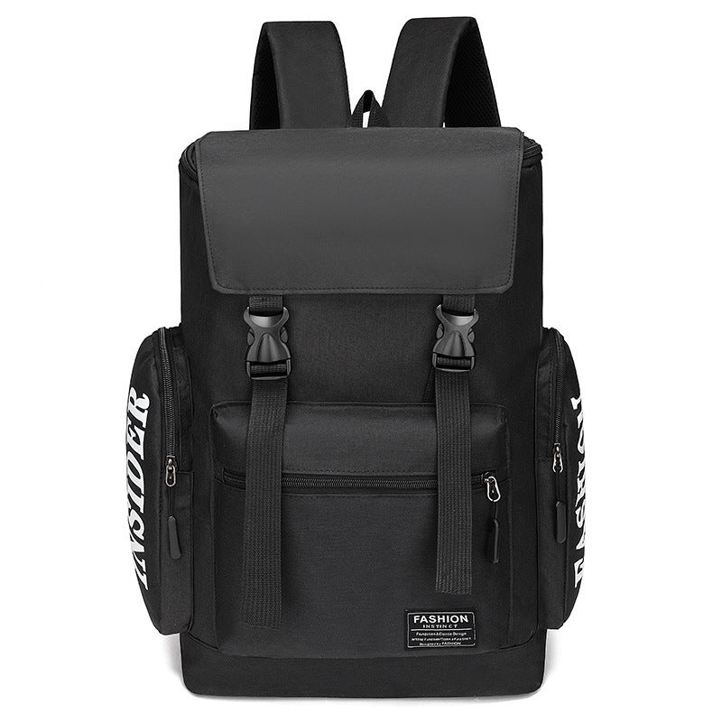 Men's canvas backpack, up to 16-inch laptop, breathable