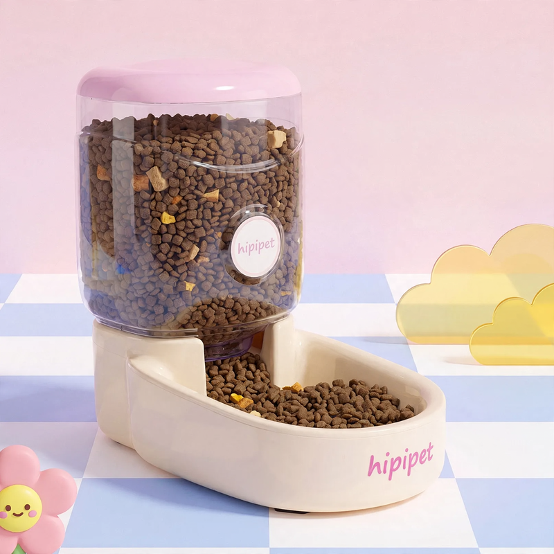 Automatic feeder and water dispenser for pets