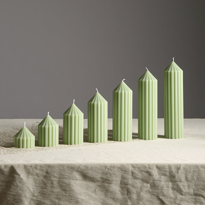 Gear-Scented Candle, Cylinder, Mint Green