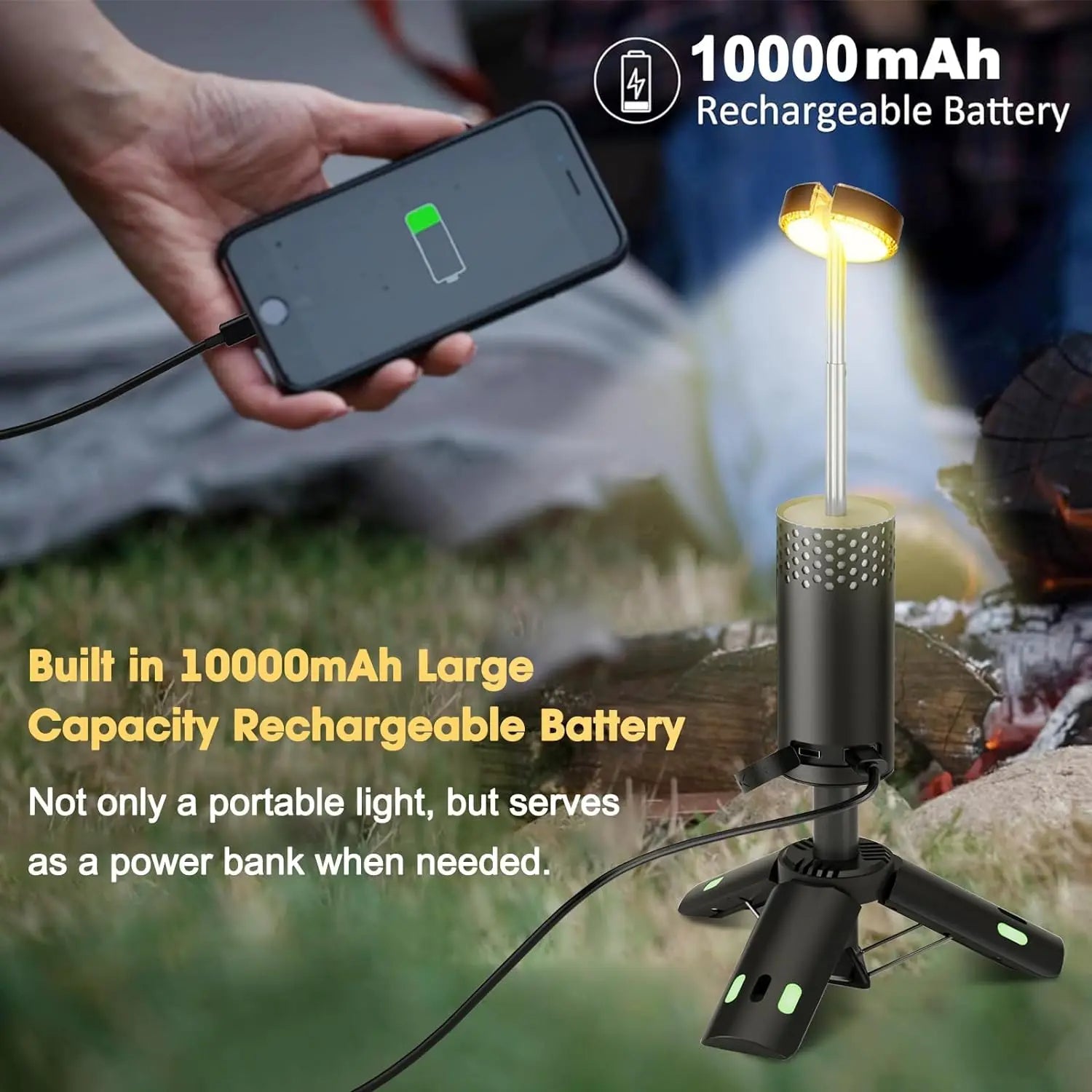 BowLift | 10000mAh Camping Light with Tripod