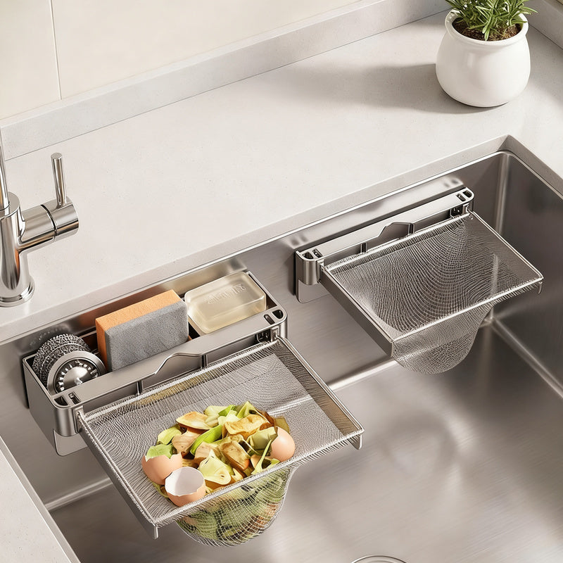 Expandable sink strainer with mesh filters, ABS