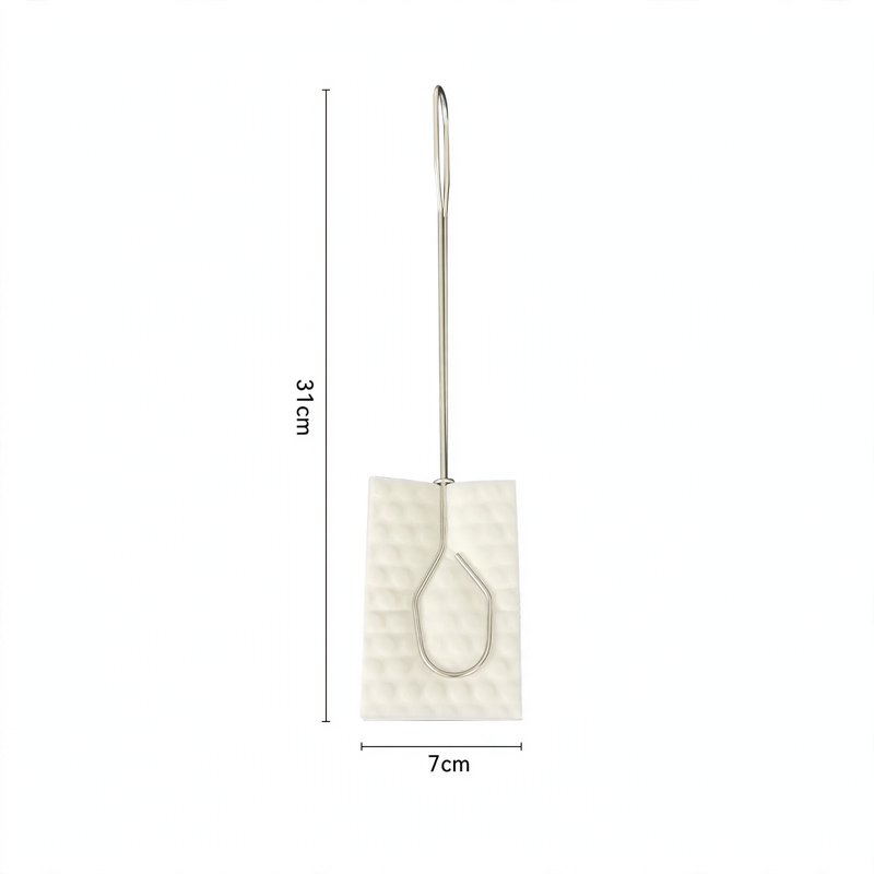 Long handle brush made of stainless steel with sponge