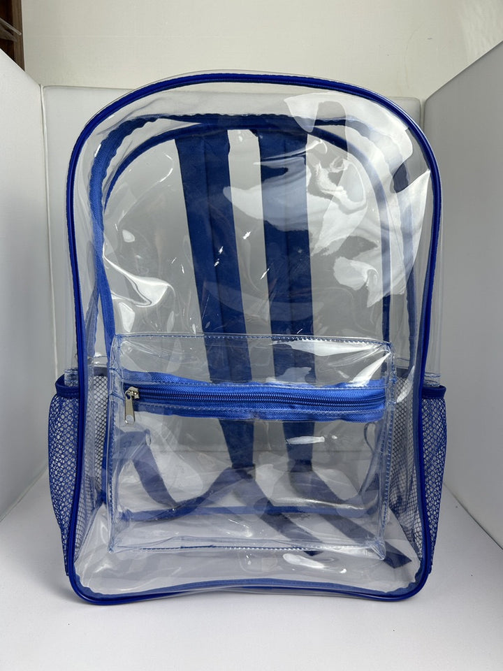 Transparent PVC backpack with large capacity