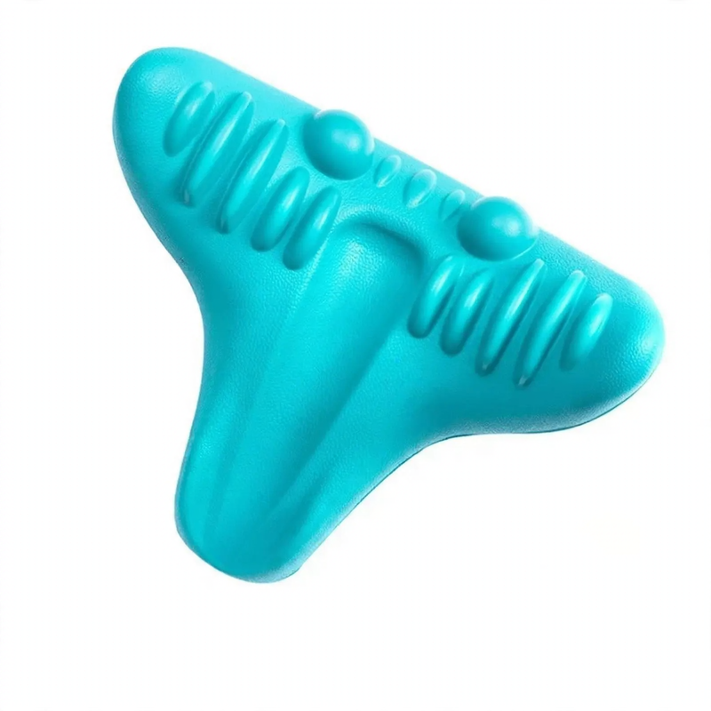 Neck massage pillow with mechanical pressure point massage