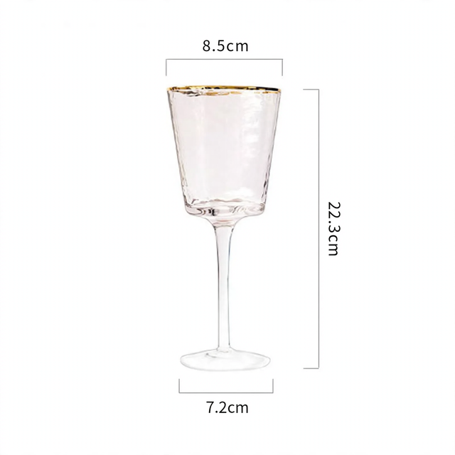 Red wine glass, crystal glass, 201–300 ml