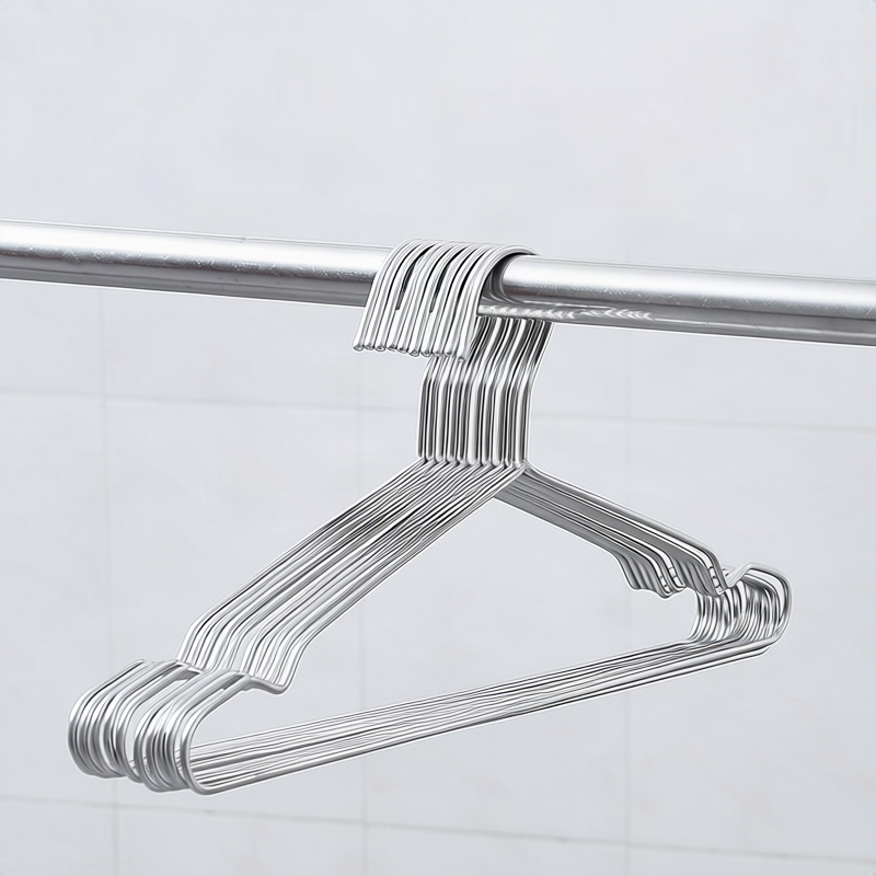 Stainless steel pant hangers, non-slip