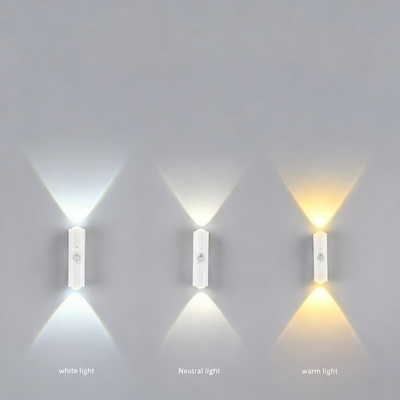 Wall lamp with motion sensor and LED