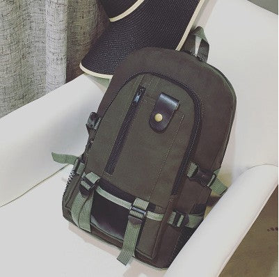 Canvas backpack, large and versatile