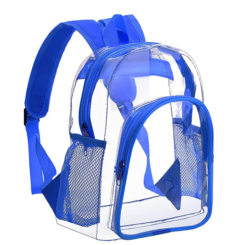 Transparent PVC backpack, waterproof