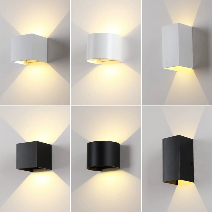 LED wall light, aluminum, waterproof