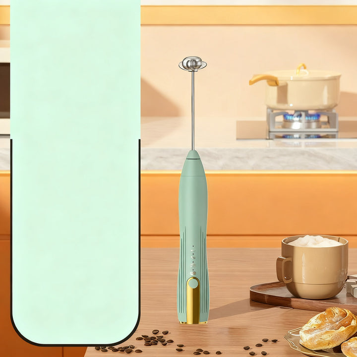 Electric milk frother, USB-C, multiple functions