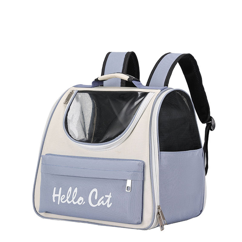 Transport backpack for dogs and cats, canvas
