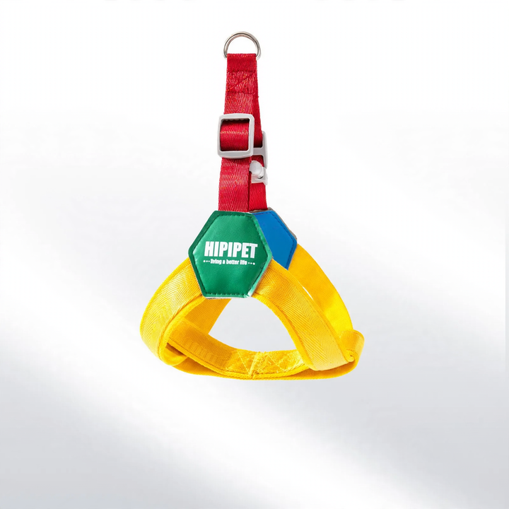 Dog harness with double ring, breathable, various sizes