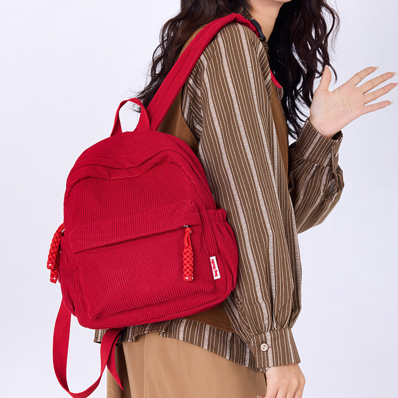 Cord-Backpack, small, ladies, durable