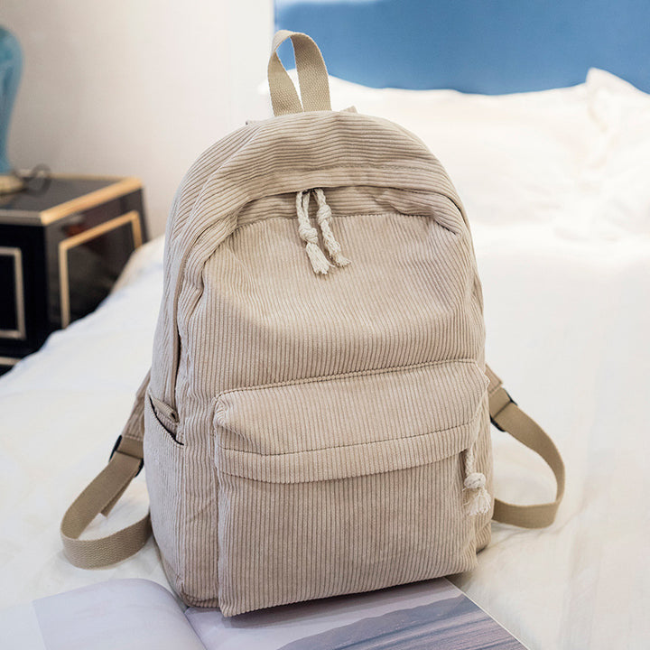 Cord backpack, 20–35 L, large capacity